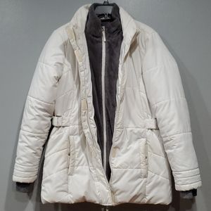 White Winter Jacket for Woman